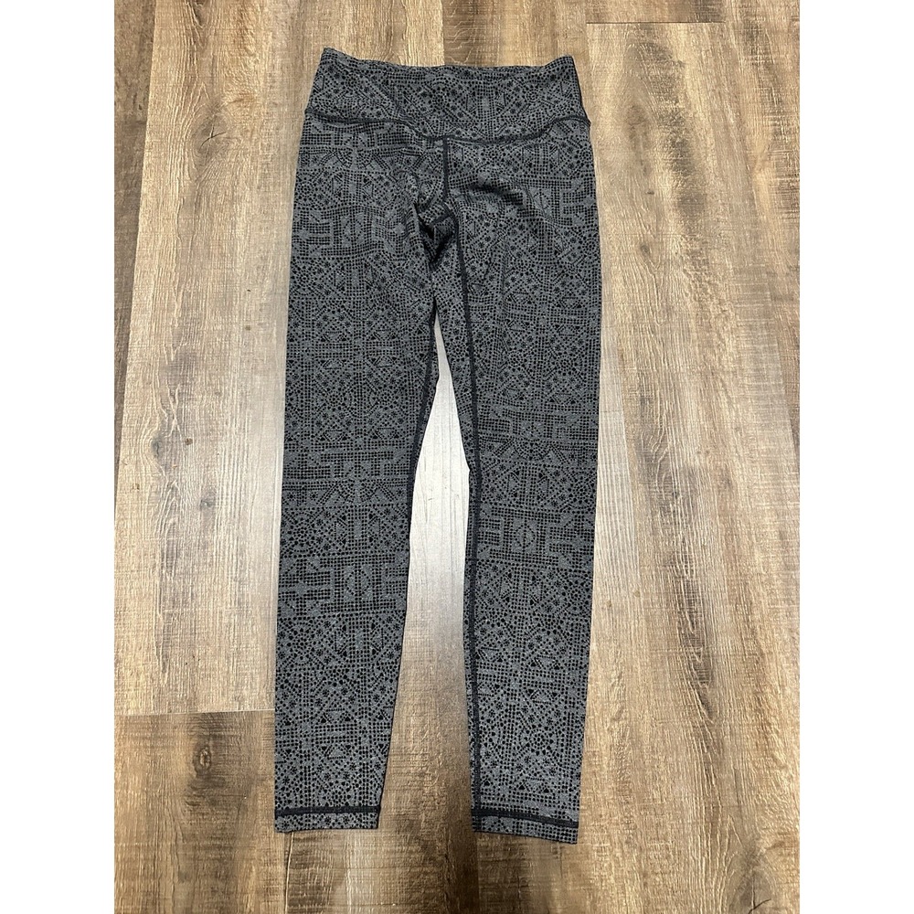 Prana Geometric Gray Leggings‎ Small